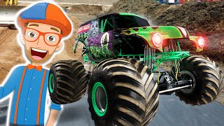 Blippi Spanish Camiones Monstruos [upl. by Sicular]