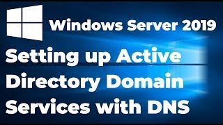 Setting up Active Directory in Windows Server 2019 Step By Step Guide [upl. by Aicenad]