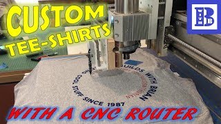 How to make Custom TShirts with CNC router [upl. by Arondel]