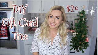 DIY GIFT CARD TREE [upl. by Ellenaej64]