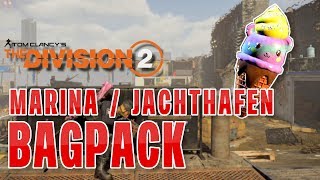 The Division 2 Marina Jachthafen Bagpack  Geheime Mission Marina Eishörnchen Anhänger [upl. by Raine]