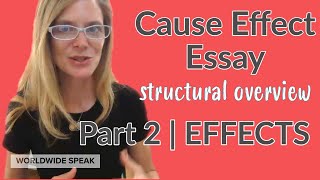 Cause Effect Essay  English Writing Skills  Focus on EFFECTS [upl. by Pelligrini]