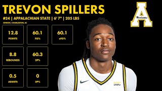 TreVon Spillers  App State  202324 Transfer Portal Highlights [upl. by Resor968]