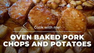 OVEN baked PORK CHOPS with Potatoes  20 Version [upl. by Cooper]