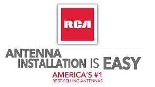 RCA Antennas  Installation Is Easy [upl. by Llerryt]