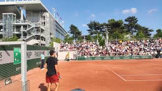 THIEM VS CACHIN  COURT LEVEL VIEW  SET 1  ROLAND GARROS 2023 [upl. by Donni946]