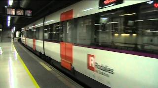 Renfe en Barcelona [upl. by Ahsaetan]