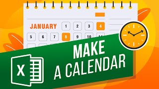 How to Create a Custom Calendar in Excel  How to Make a PreMade Calendar in Excel [upl. by Hterrag]