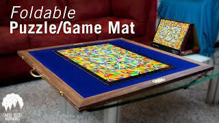 Fantastic Foldable Puzzle Mat  Board Game Table  Woodworking Project [upl. by Kitrak]