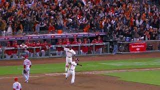 NLCS Gm5 Giants rally to walk off in 9th inning [upl. by Fai944]