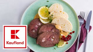 Svíèková  Tschechischer Rinderbraten mit Knödeln  Kaufland [upl. by Namreg508]