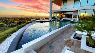 Insane Modern Backyard Luxury Transformation in LA High Budget [upl. by Nayra]