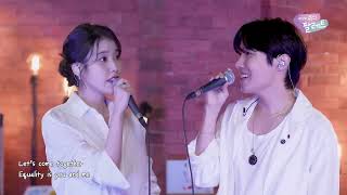 jhope X IU  Equal Sign Live jhope In The Palette [upl. by Locin171]