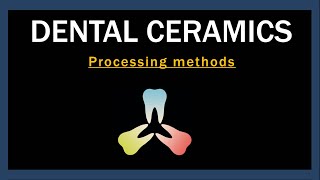 Dental ceramics  Processing methods [upl. by Samot]