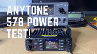 AnyTone 578 What’s the REAL POWER OUTPUT [upl. by Eanad]