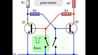 Bistabile Schaltung Erklärung [upl. by Eetse]