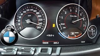 BMW 330i ACCELERATION amp TOP SPEED 0250 kmh by AutoTopNL [upl. by Odin]