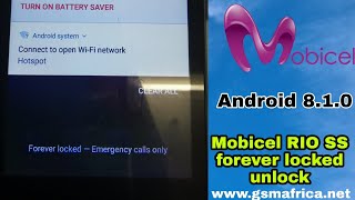 How To Mobicel RIO SS forever Locked Unlock By file Flashing [upl. by Charbonnier416]