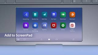 ASUS ScreenPad with ScreenXpert 2  Quick Introduction  ASUS [upl. by Ardekahs]