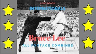 Bruce Lee 196467 International Karate Championships all footage combined [upl. by Suolhcin]