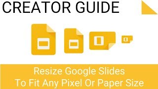 Resize Google Slides for Paper Size to Portrait or Landscape [upl. by Ysabel795]