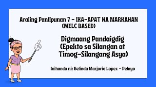 AP7 Aralin 3 Digmaang Pandaigdig Epekto sa Silangan at TimogSilangang Asya  4th Quarter [upl. by Deyes]