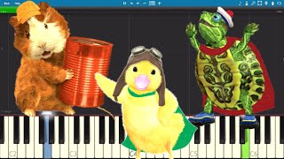 Wonder Pets Theme Song  EASY Piano Tutorial [upl. by Dedrick259]