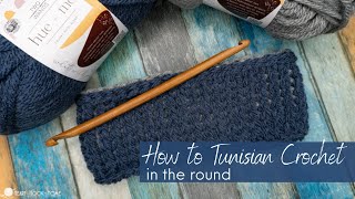 How to Tunisian Crochet in the Round [upl. by Lavona]