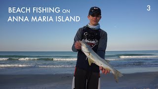 Anna Maria Island Beach Fishing  Fishing AMI Ep 3 [upl. by Yrtnahc]