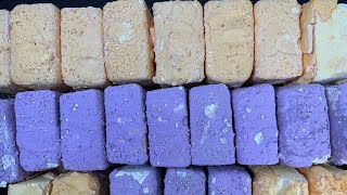 Orangeyellow and Purple Pasted Blocks Chalk [upl. by Lerraf898]