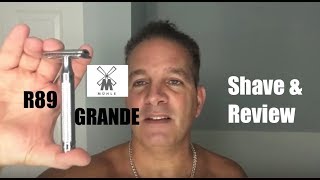 Mühle R89 GRANDE Razor Shave amp Review [upl. by Fariss639]