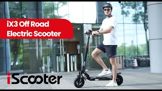 iScooter iX3 800W Off Road Electric Scooter [upl. by Cloris]