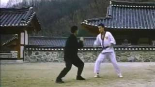 Jung Kook Hyun Taekwondo From the movie Taekwon Fighters 1994 [upl. by Llertak215]