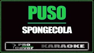 Puso  SPONGECOLA KARAOKE [upl. by Geraud]