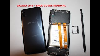 Galaxy A10 How to remove or replace back cover [upl. by Nylloc]