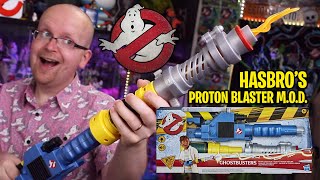 Hasbros Ghostbusters Proton Blaster MOD unboxing  review [upl. by Delcina446]