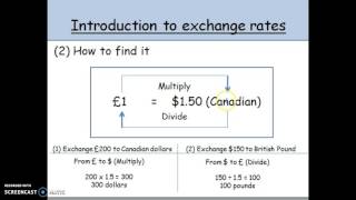 Introduction to exchange rates [upl. by Irbmac]