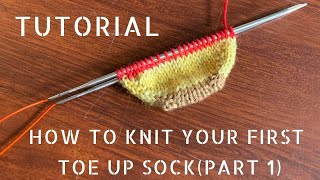 Beginner Sock KnittingTutorial Part 4 Heel Flap [upl. by Gathard]