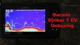 Garmin Striker 7 CV fish finder Unboxing [upl. by Nivlen]