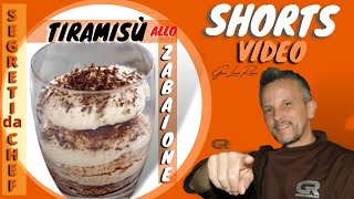 Tiramisù allo ZABAIONE Shorts [upl. by Bak]