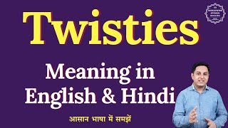 What does quotTwistiesquot mean Explained meaning of quotTwistiesquot in English and Hindi [upl. by Lambert]