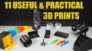 11 USEFUL Things to 3D Print First  Practical Prints 2023 [upl. by Zamora]