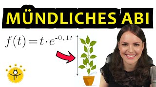 MÜNDLICHES ABITUR Mathe Analysis – Anwendungsaufgabe Analysis zum Mitmachen [upl. by Waldemar412]