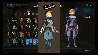 Linkle BOTW some outfit showcase And some Concept Art [upl. by Brott]