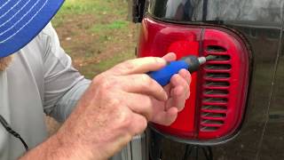 How to change a tail light on Dodge Ram Van [upl. by Tallu]