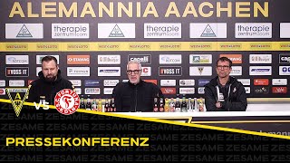 Pressekonferenz nach Alemannia Aachen  Fortuna Köln [upl. by Samaria]