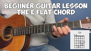 Beginners guitar lesson  The Eb chord [upl. by Teufert111]