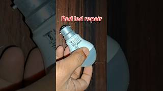 Bad led bulb repairled bulb shorts shots motor project ledrepair [upl. by Kcyrred]