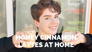 Recipes From A Barista At Home Honey Cinnamon Latte with or without an espresso machine [upl. by Egres]