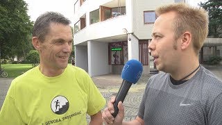 Vor dem 8 Treppenlauf Interview mit Mitveranstalter Bernd Rennies [upl. by Eirroc]